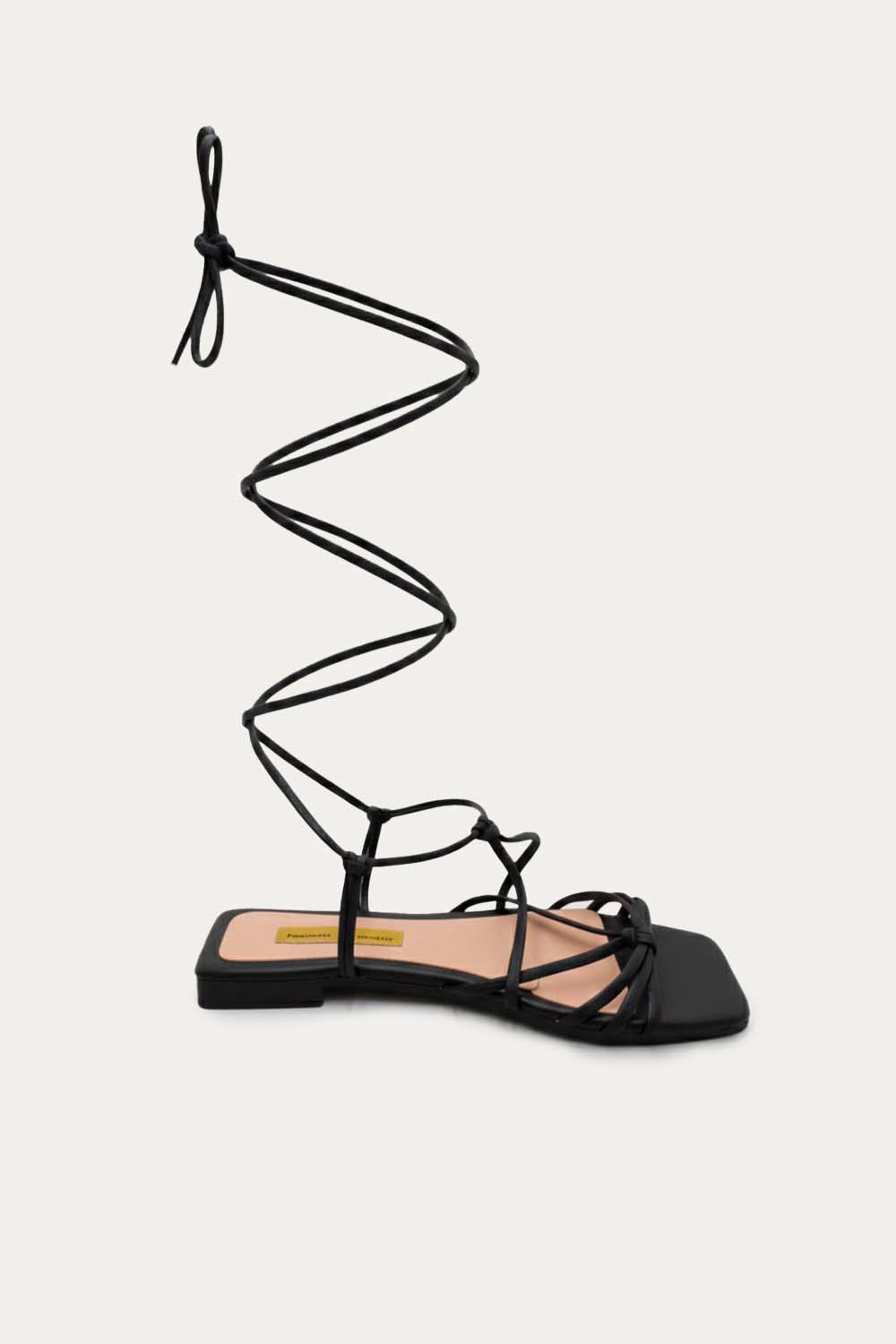 Sandalia Plana Mar Negro